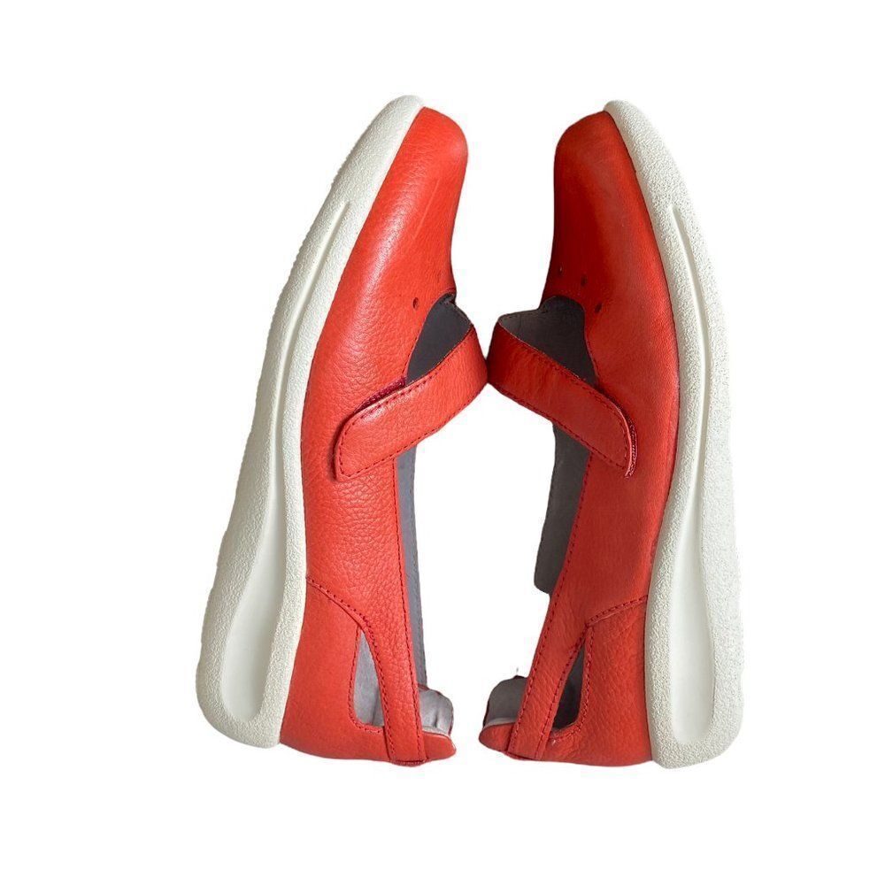 Sanita New Women's Red Leather Mary Jane size 36 - Picture 8 of 15